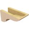 Ekena Millwork 5"W x 10"D x 5"H Wide Carmel Rough Cedar Woodgrain TimberThane Corbel, Primed Tan CORUR05X10X05CARRCPR - alternate 3